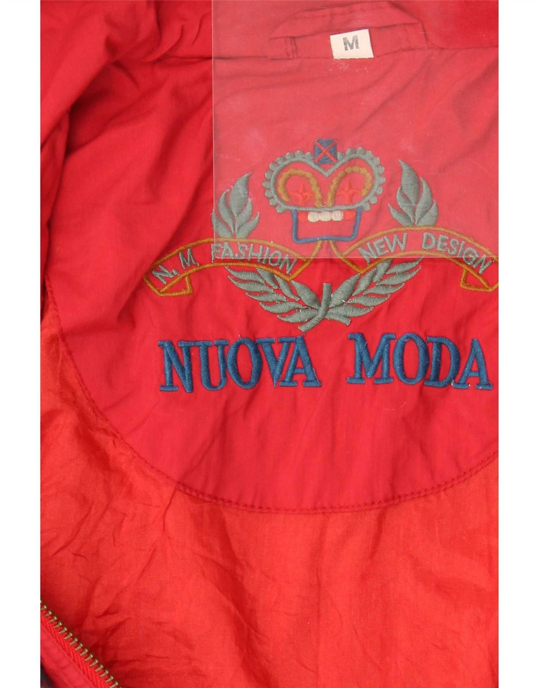 Nuova Moda Herren Bomberjacke UK 38 Mittelrot