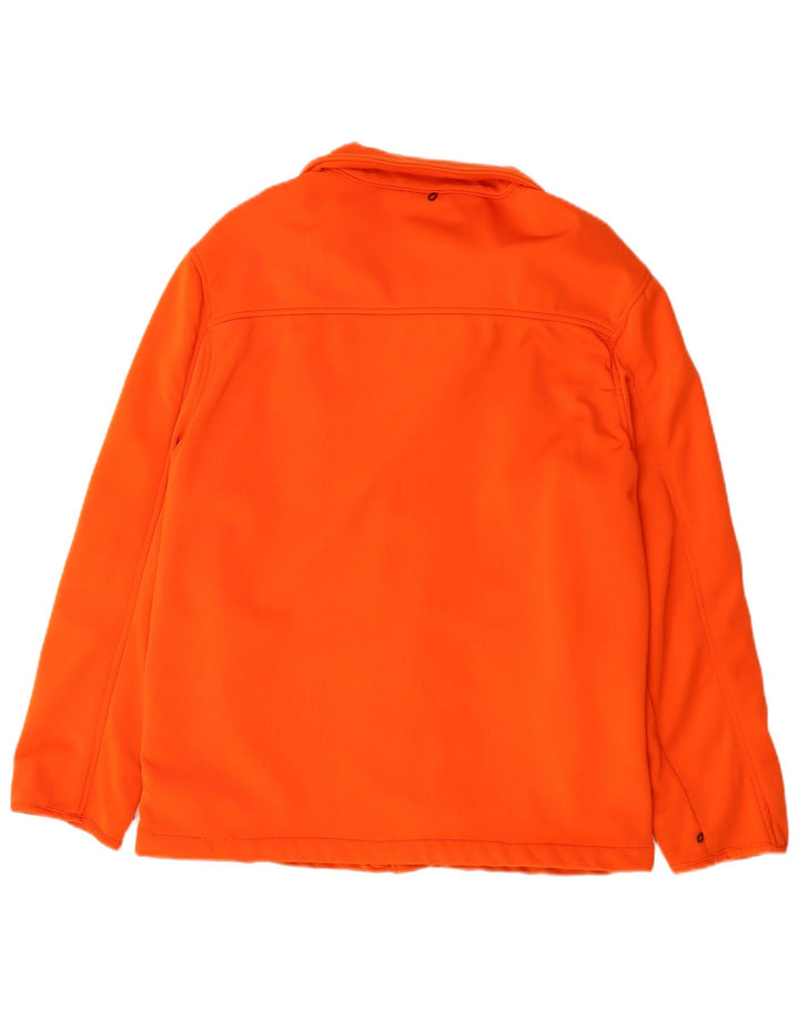 Slam Herren Liner-Trainingsanzug-Top-Jacke, großes orangefarbenes Polyester