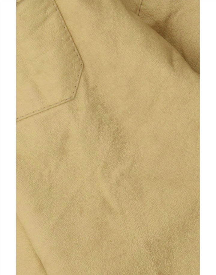 Vintage Herren Lederjacke IT 50 Großes gelbes Leder