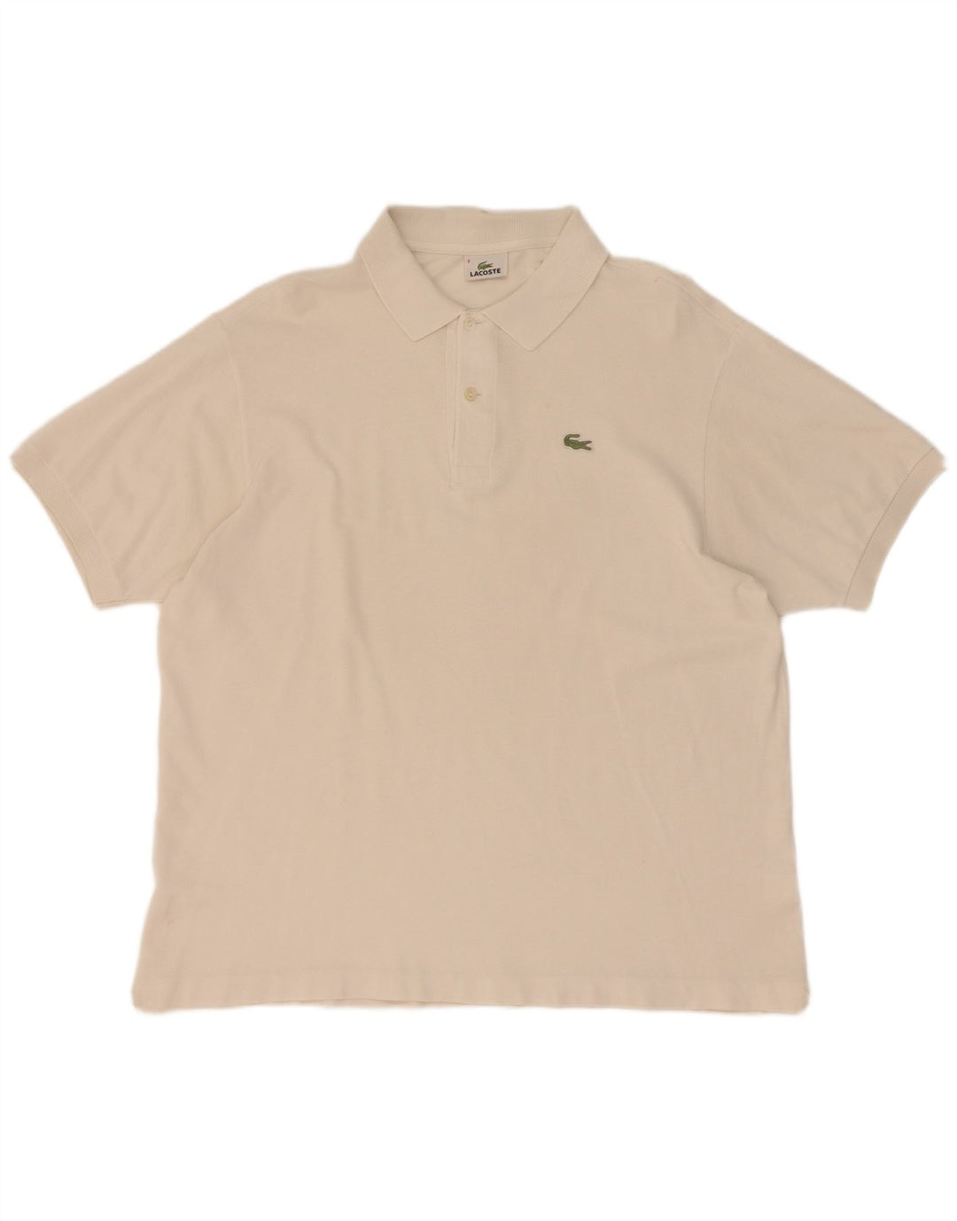 Lacoste Herren Poloshirt Größe 6 XL Weiß