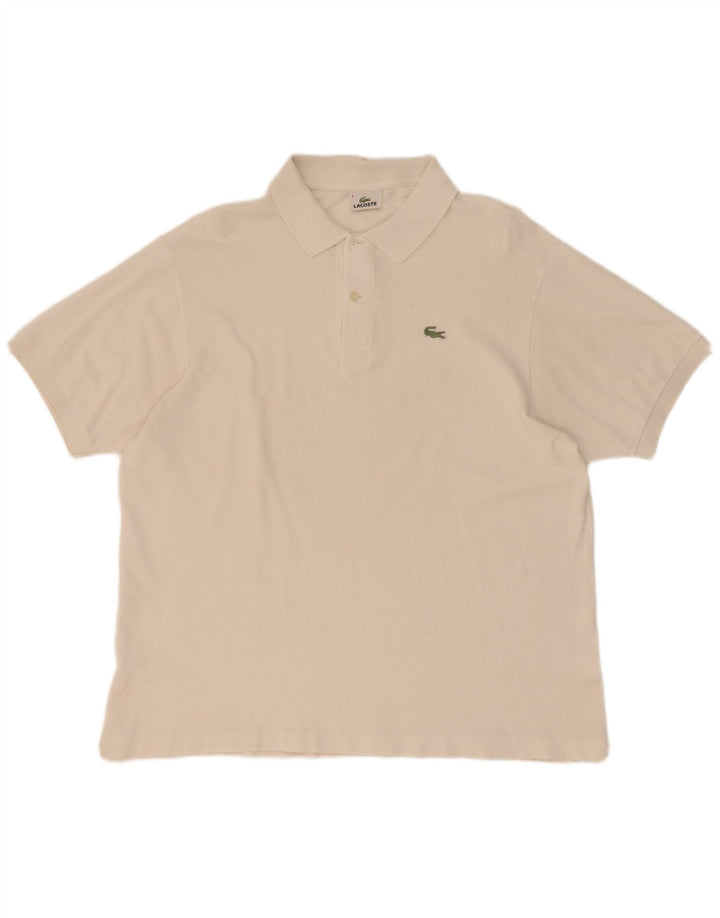 Lacoste Herren Poloshirt Größe 6 XL Weiß
