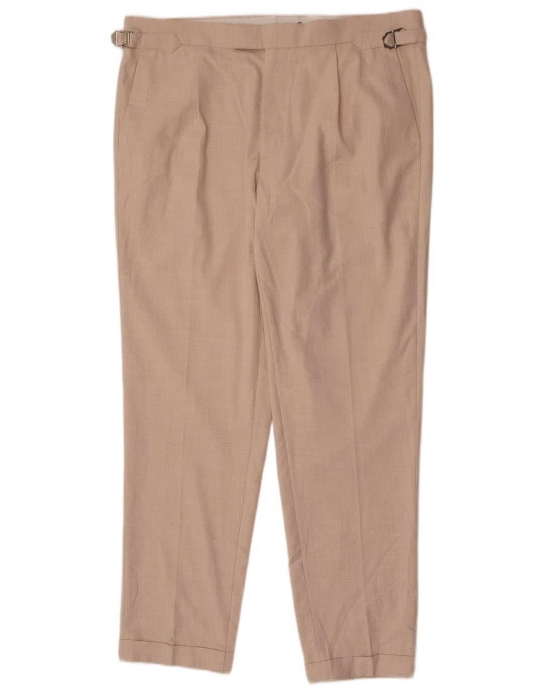 Marks & Spencer Herren Tapered Chinohose W36 L30 Beige Polyester