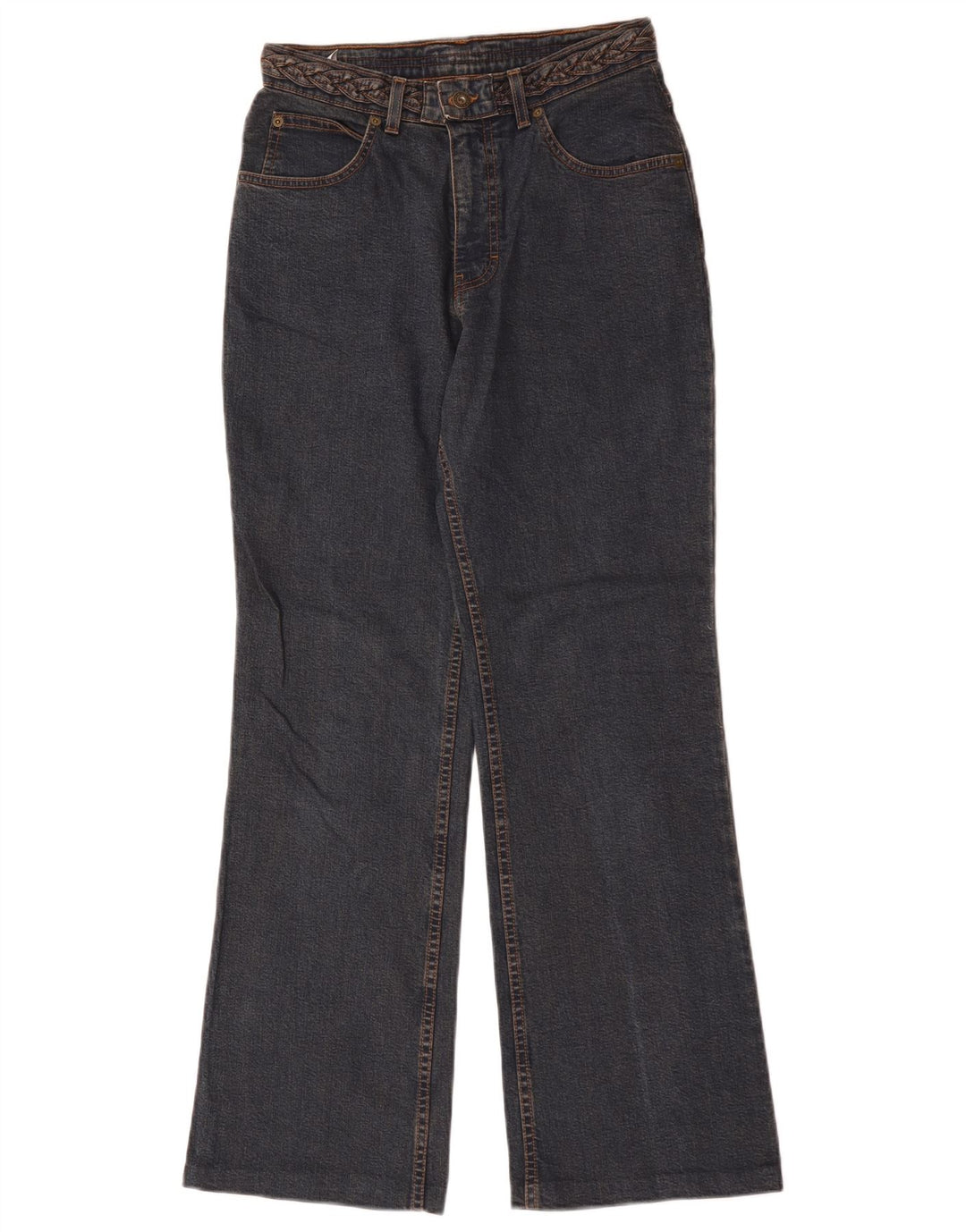 Marks & Spencer Damen Bootcut-Jeans UK 10 Small W28 L30 Marineblau