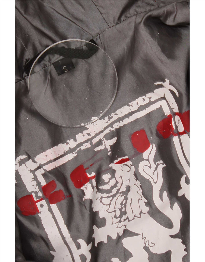 Kejo gepolsterte Herrenjacke mit Kapuze, UK 36, kleines rotes Nylon