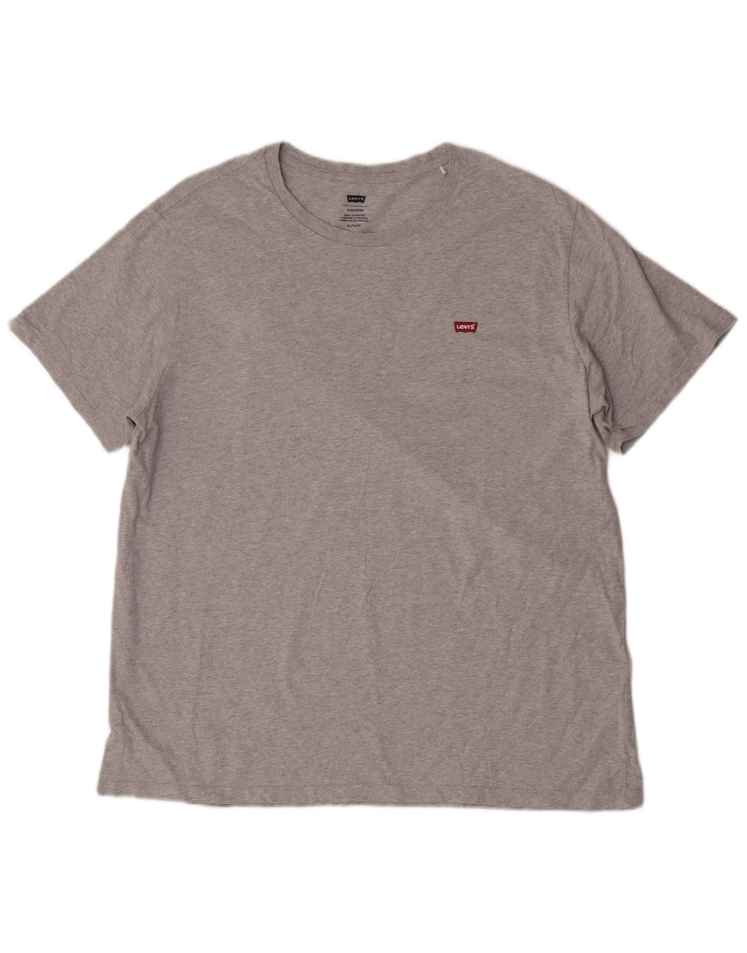 Levi's Herren-T-Shirt mit Standard-Passform, XL, graue Baumwolle