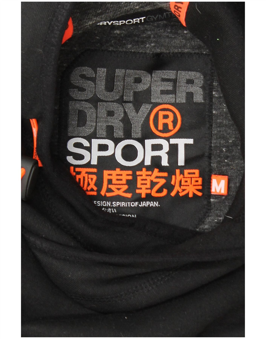 SUPERDRY Herren-Kapuzenpullover mit Grafik, Mittelschwarzes Polyester