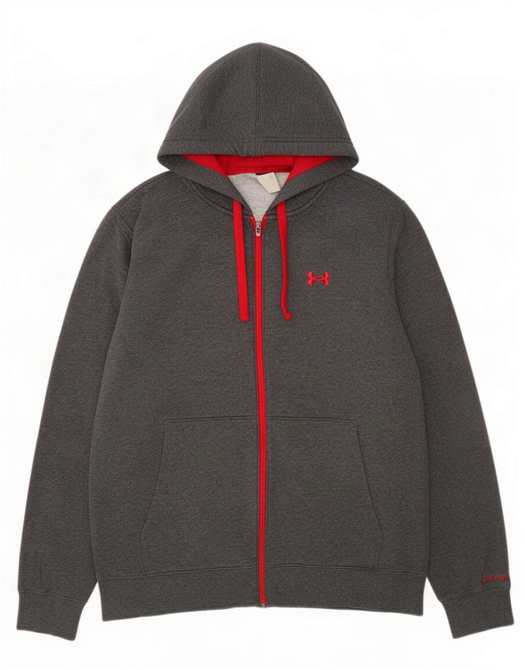 Under Armour Herren Zip Hoodie Pullover XL Grau