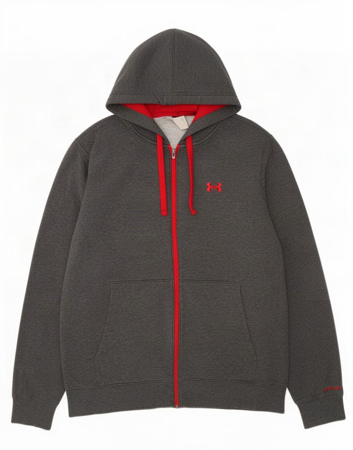 Under Armour Herren Zip Hoodie Pullover XL Grau