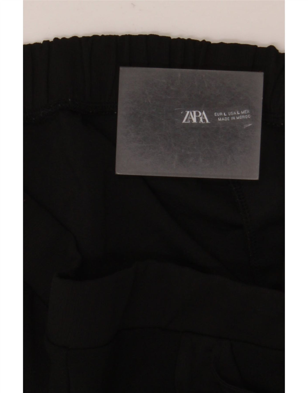 Gerade Chino-Hose für Damen von Zara, Größe L, W30, L26, Schwarz
