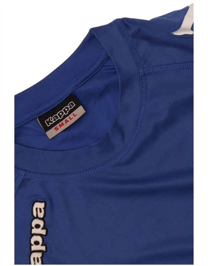 Kappa Herren Grafik T-Shirt Top Small Blau