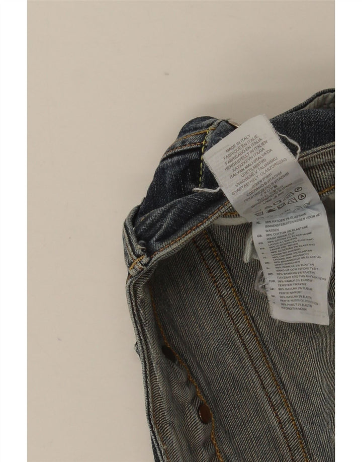 G-Star Damen Bootcut Jeans W31 L34 Marineblaue Baumwolle