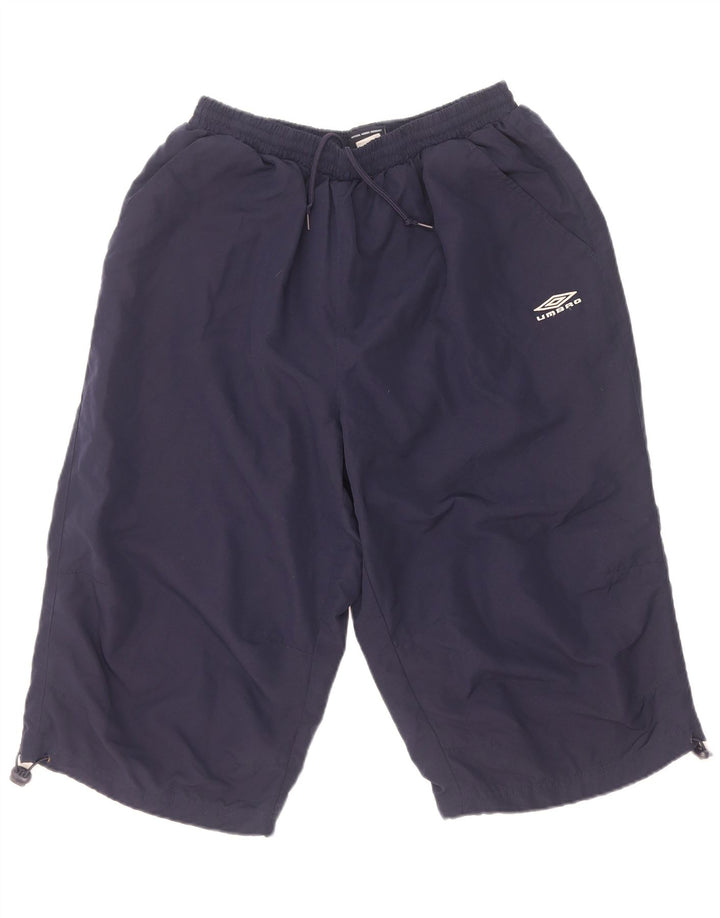 Umbro Herren Bermuda Sport Shorts XL Marineblau Polyester