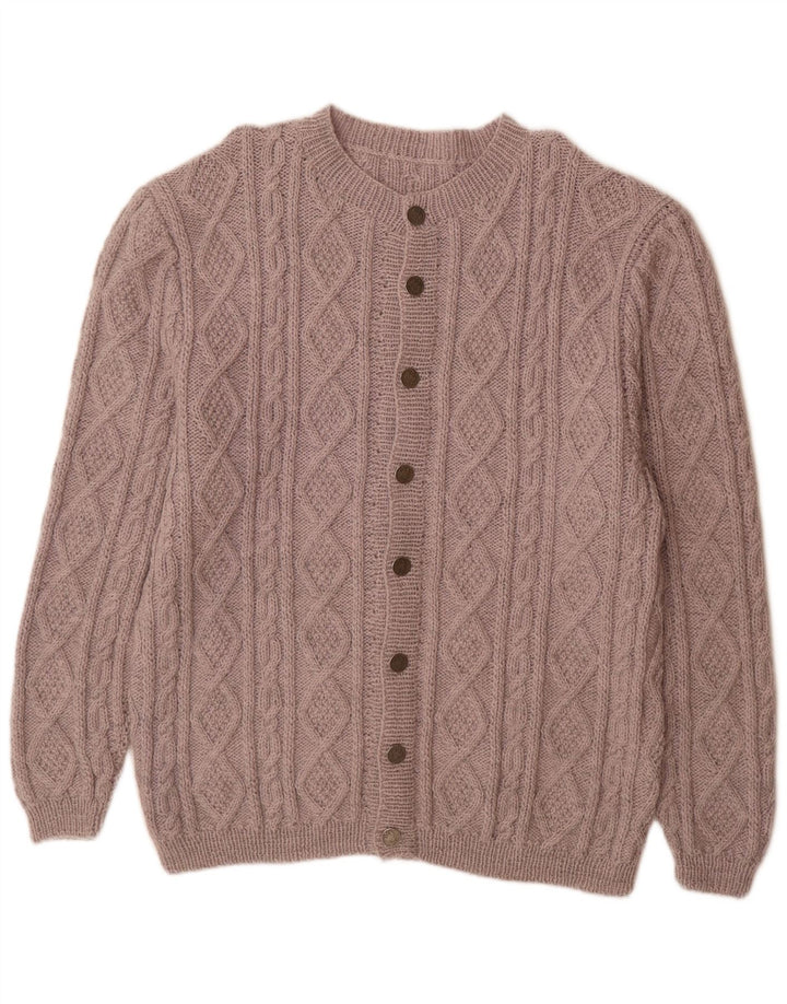 Vintage Herren Cardigan Pullover XL Lila