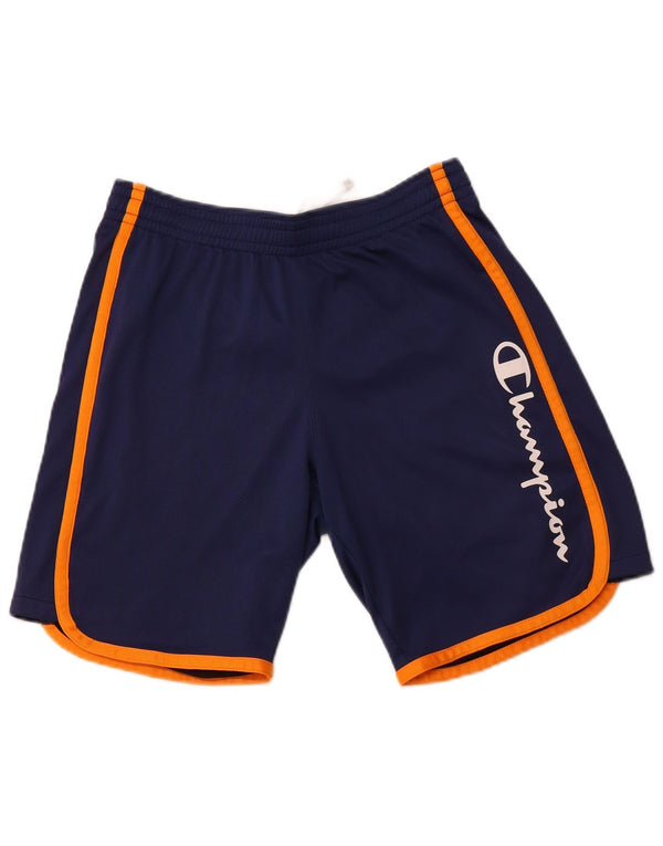 CHAMPION Grafik-Sportshorts für Jungen, 15–16 Jahre, 2XL, Marineblau, Polyester