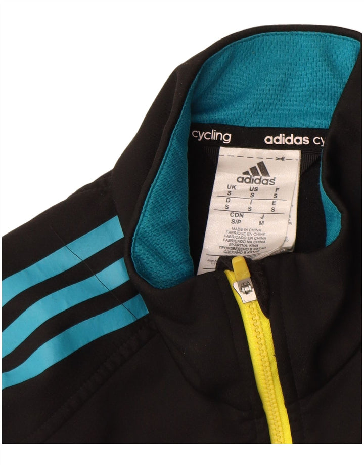 Adidas Herren Trainingsanzug Top Jacke Small Schwarz Polyester