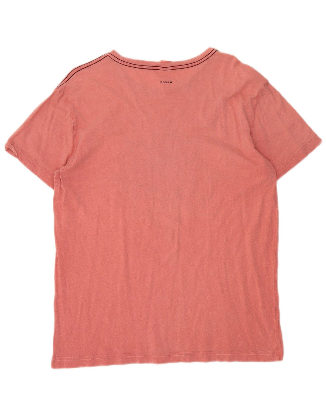 HUGO BOSS Herren T-Shirt mit Grafik, Größe L, Rosa