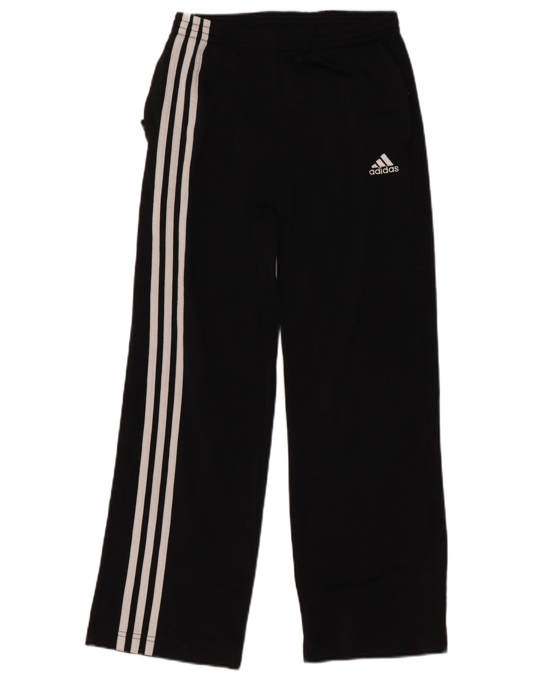 Adidas Mädchen-Trainingshose, 11–12 Jahre, schwarzes Polyester