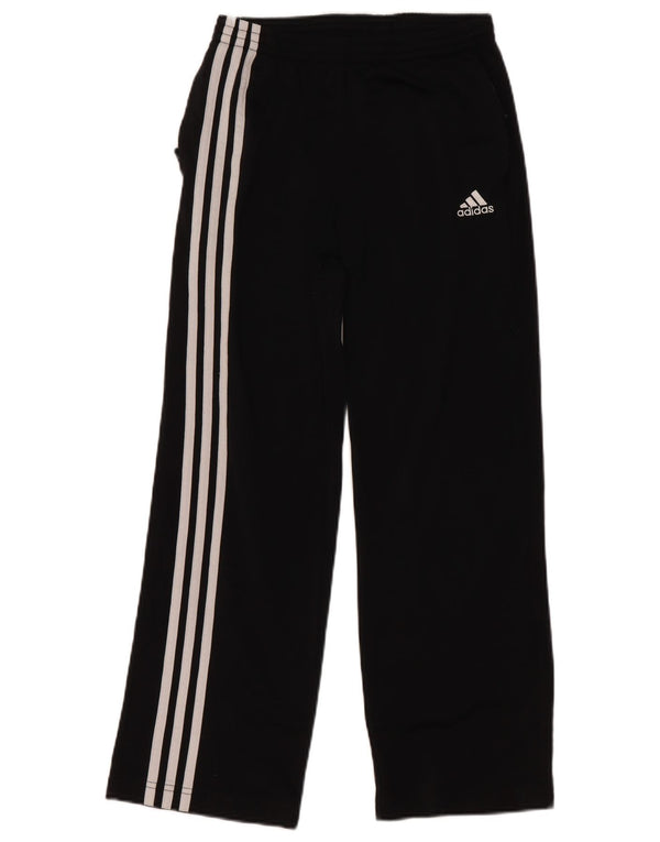 Adidas Mädchen-Trainingshose, 11–12 Jahre, schwarzes Polyester