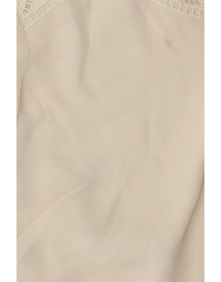 Marks & Spencer Damen Autograph Langarmblusenoberteil UK 16 Large Beige