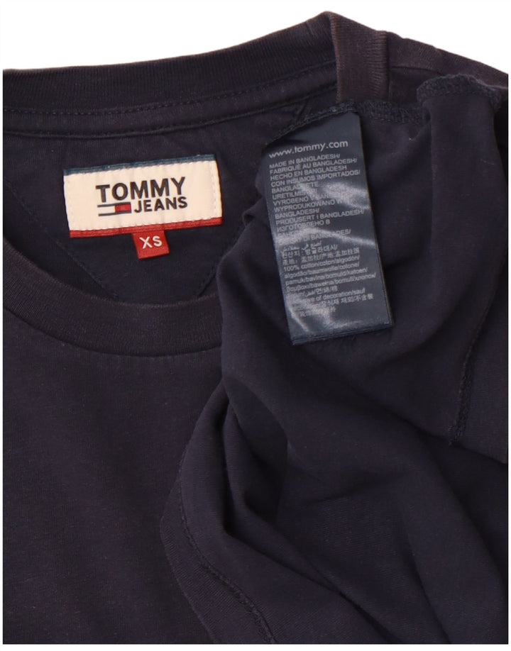 TOMMY HILFIGER Herren T-Shirt Top XS Marineblau Baumwolle