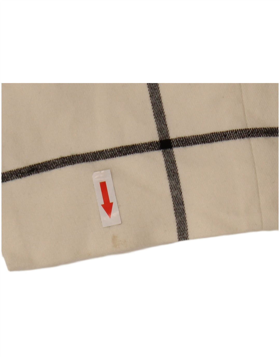 Karen Millen Damen Etuikleid UK 10 Small Off White Check Polyester