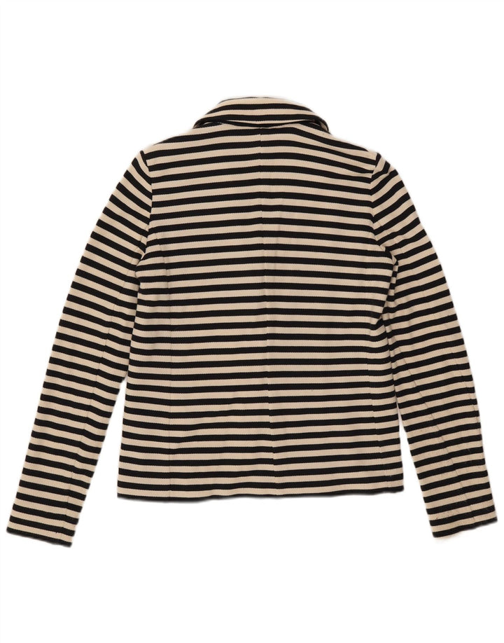 Max Mara Damen Weekend Blazer Jacke UK 12 Medium Navy Blue Nautical
