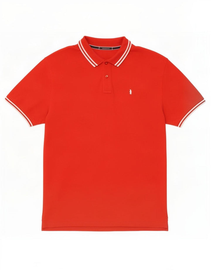 Refrigue Herren-Poloshirt XL, rote Baumwolle