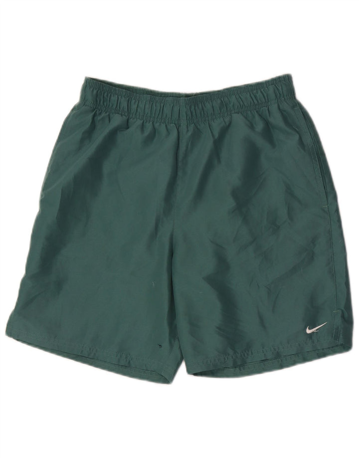 Nike Herren-Sportshorts, Größe S, grün, Polyester