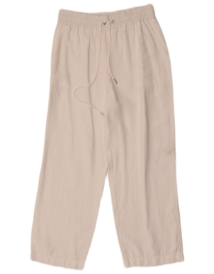 Kurze Hose von Zara für Damen, Größe S, W26, L25, Weiß, Modal