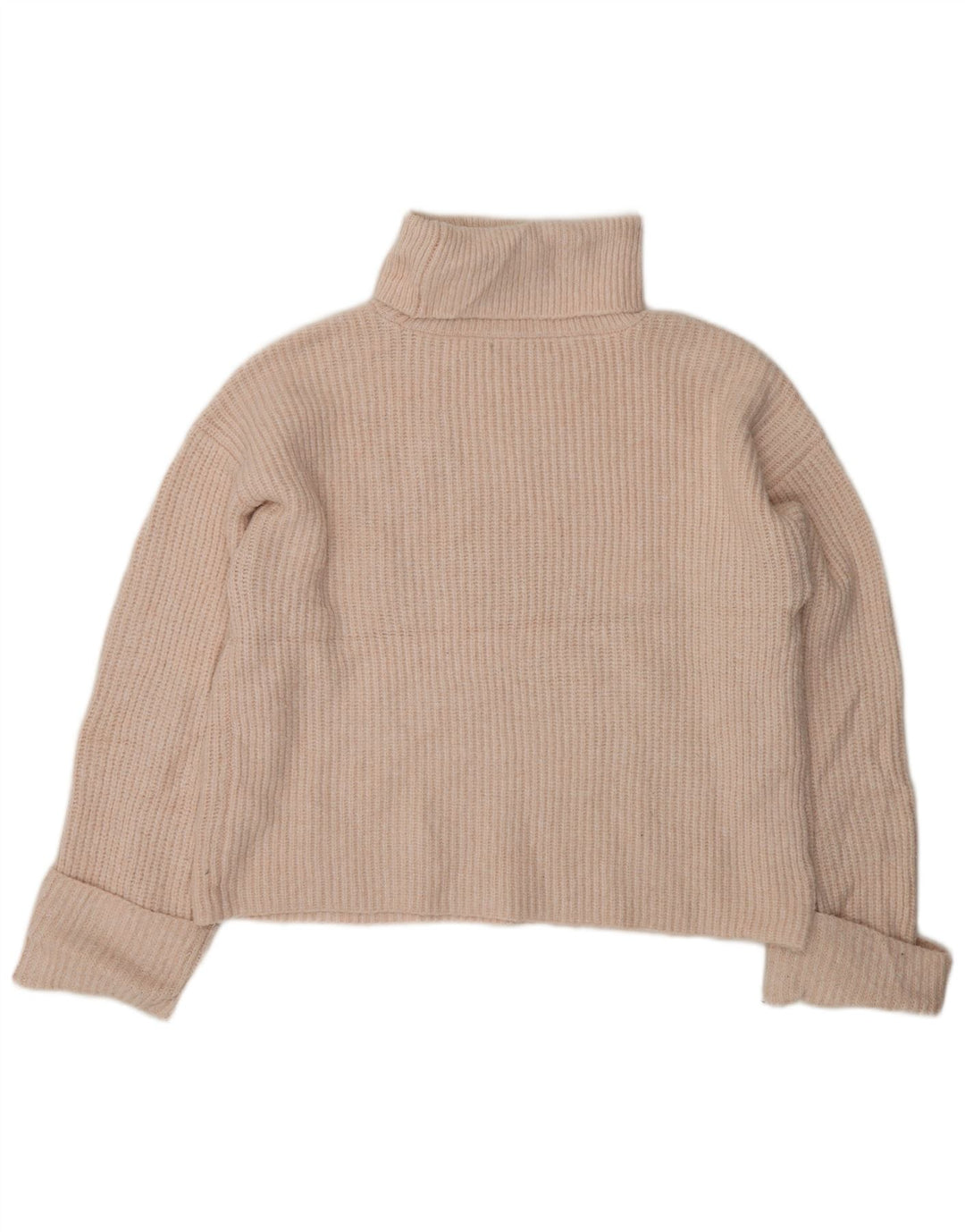 MARKS & SPENCER Rollkragenpullover für Damen, Gr. 14, Mittelrosa
