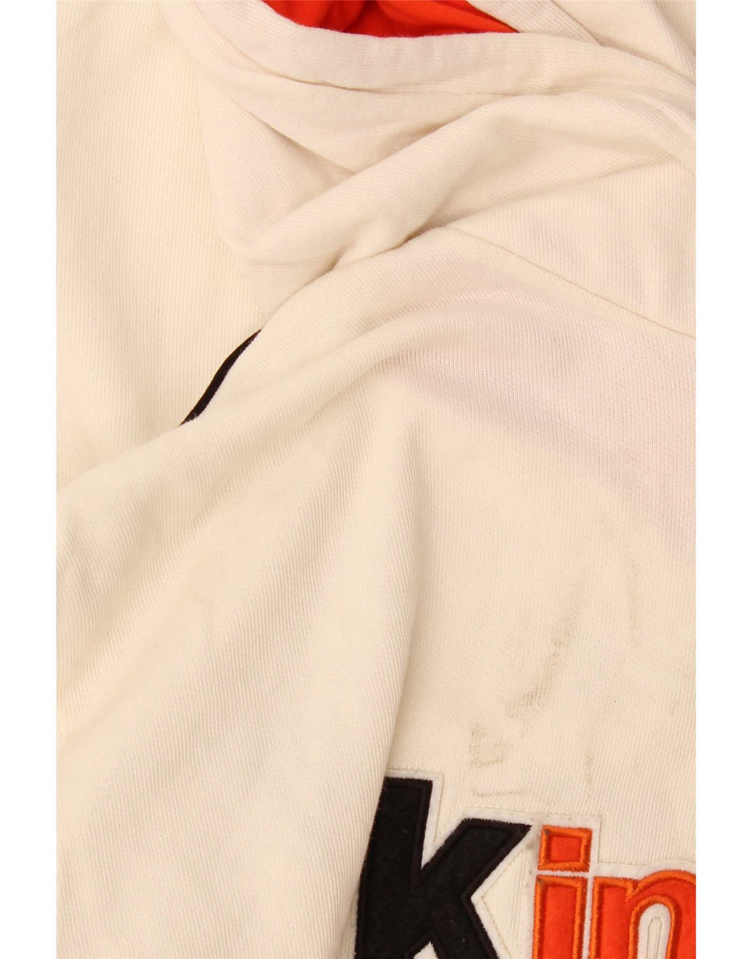Asics Herren Graphic Hoodie Pullover XL Weiße Baumwolle