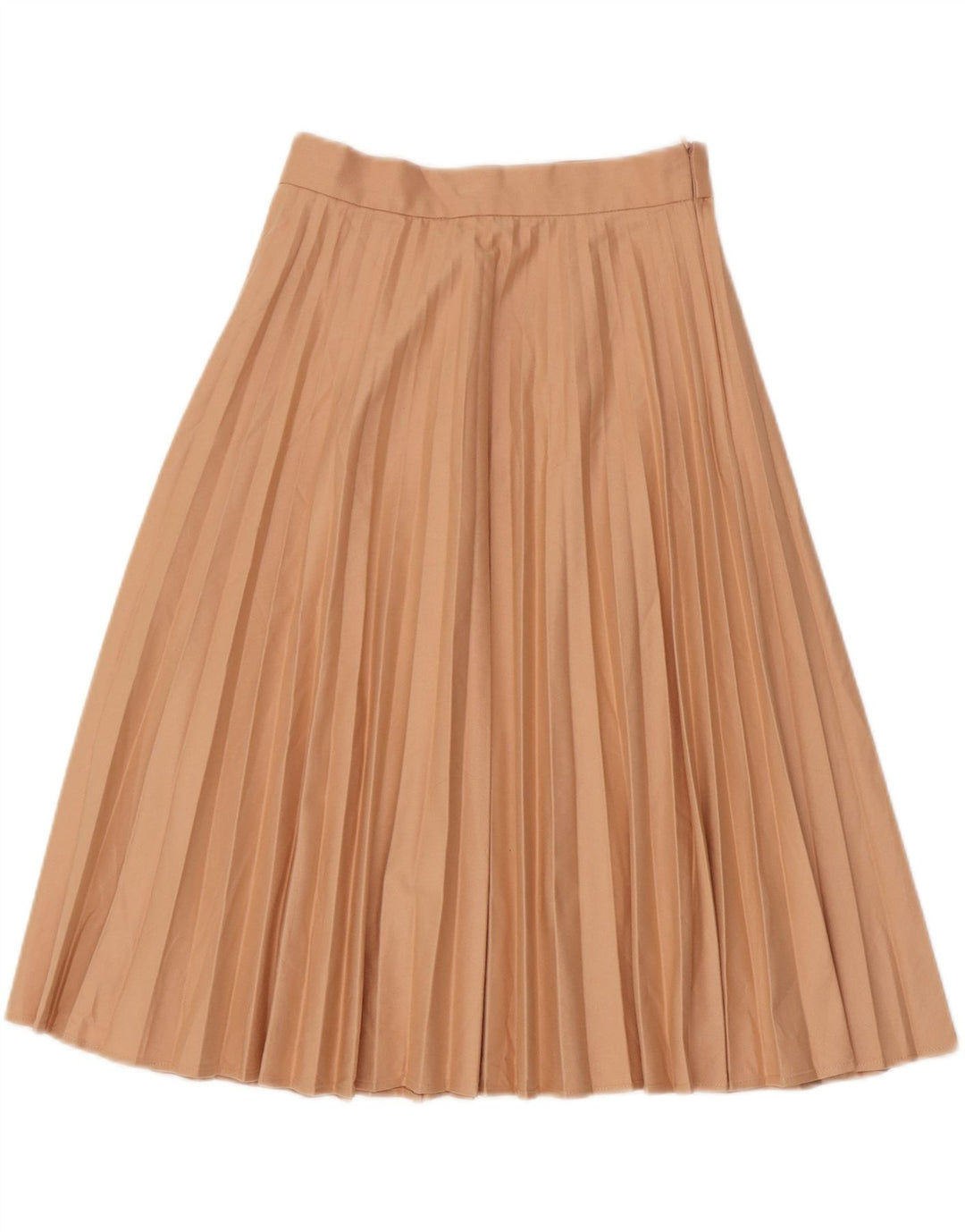 Zara Damen Faltenrock XS W24 Beige