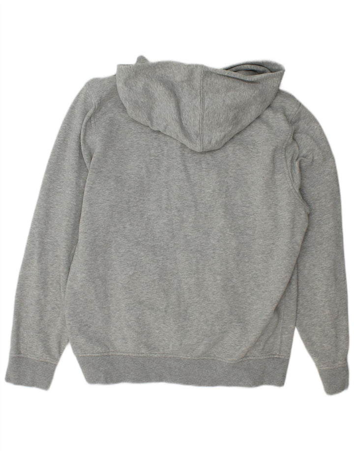 Gap Herren-Kapuzenpullover aus mittelgrau gesprenkelter Baumwolle