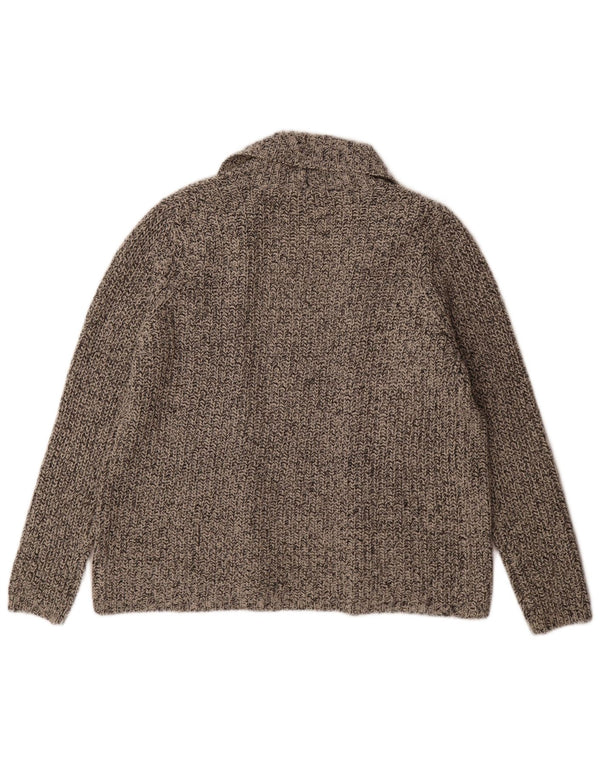 Marks & Spencer Offener Damen-Cardigan-Pullover UK 16 Large Grau meliert