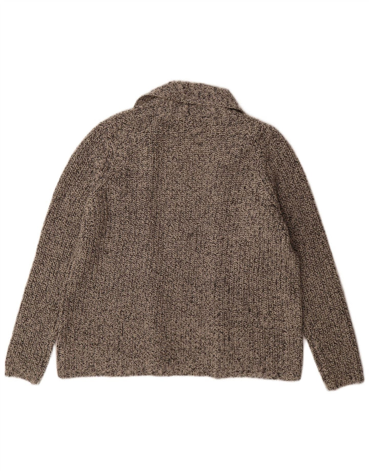 Marks & Spencer Offener Damen-Cardigan-Pullover UK 16 Large Grau meliert