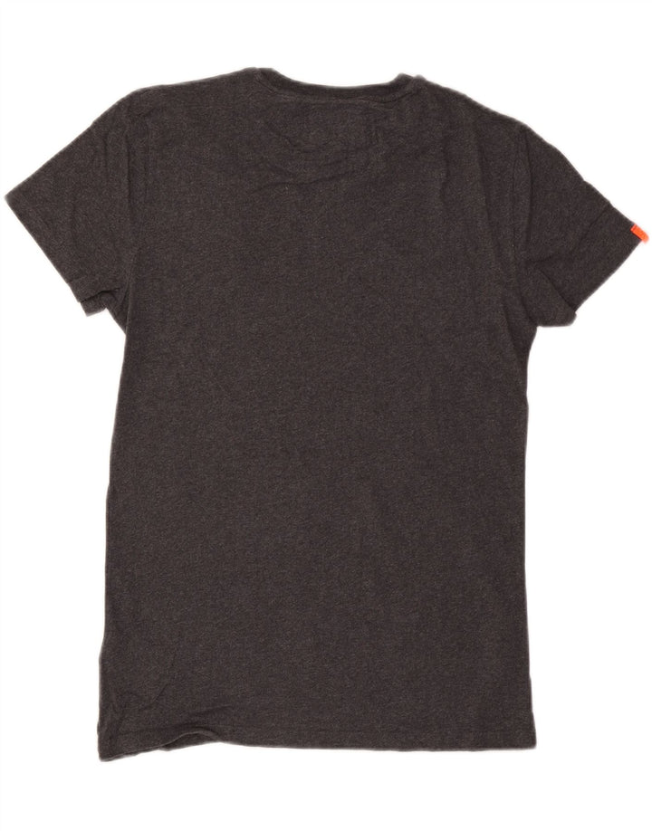 SUPERDRY Mens T-Shirt Top Small Grey Cotton Vintage Superdry and Second-Hand Superdry from Messina Hembry 