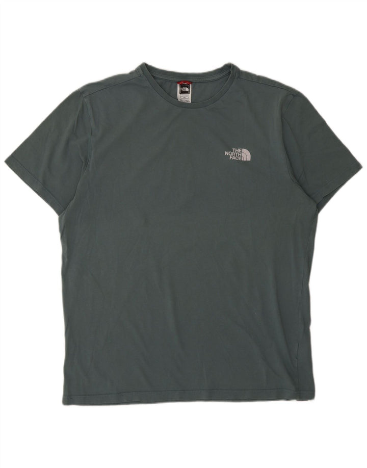 THE NORTH FACE Herren T-Shirt Top Large Grün Baumwolle