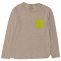 Scotch & Soda Herren-Sweatshirt-Pullover XL aus grau gefleckter Baumwolle