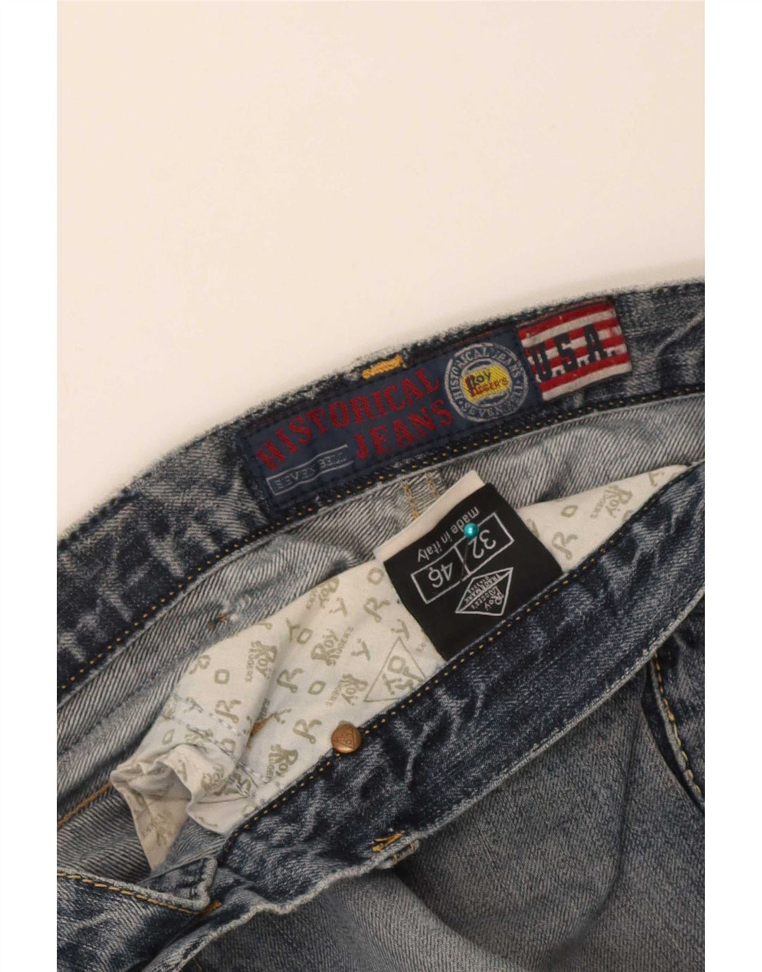 Roy Rogers Damen Slim Jeans W32 L35 Blaue Baumwolle