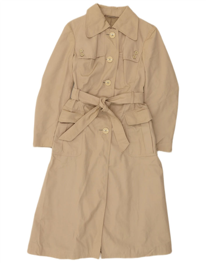 NINO Damen Trenchcoat UK 8 Small Beige Polyester