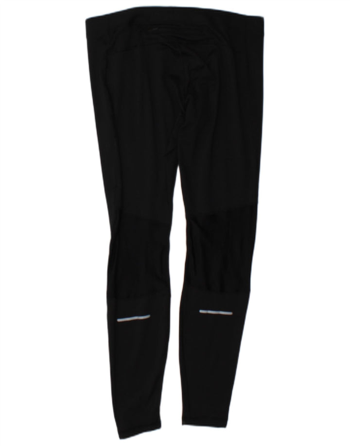 Asics Damen Leggings UK 14 Medium Schwarz Polyester