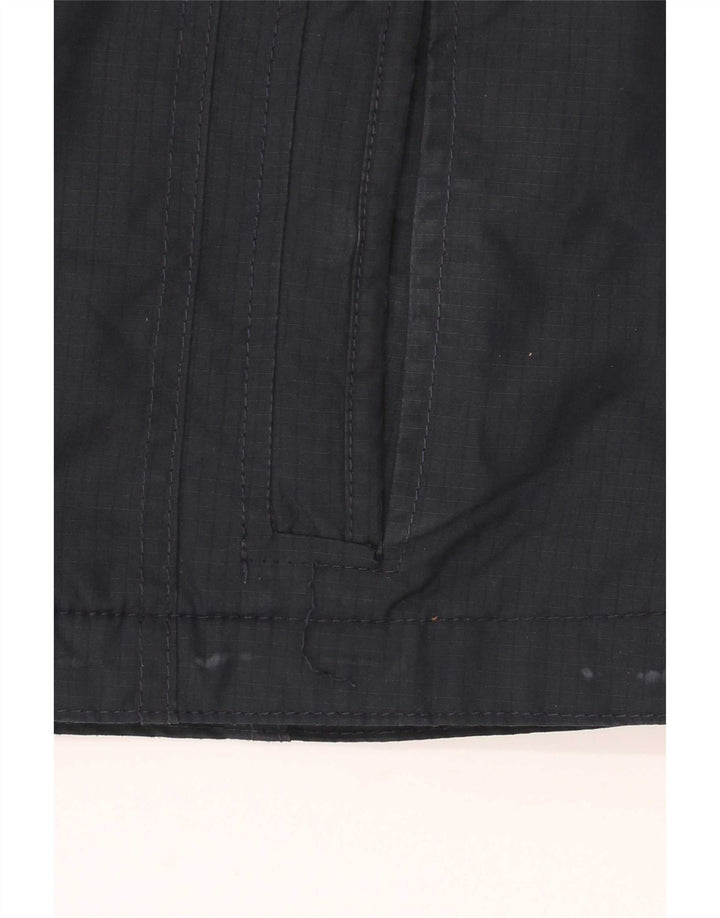 Hollister Damen-Windbreakerjacke mit Kapuze, UK 10, Größe S, Marineblau, Polyester