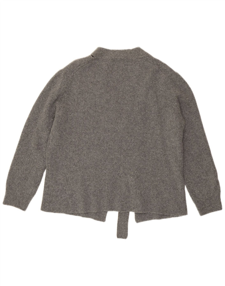 Zara Damen-Strickjacke in Übergröße, Gr. 10, kleine graue Wolle