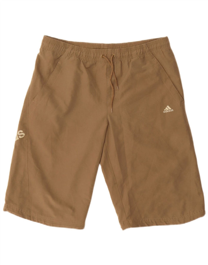 Adidas Herren Graphic Sport Shorts Mittelbraunes Polyester