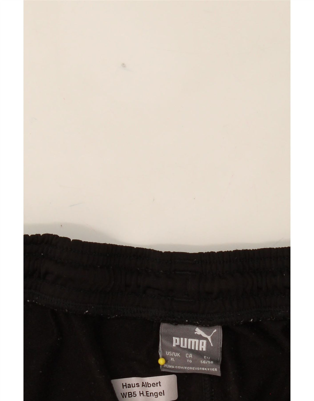 PUMA Mens Tracksuit Trousers XL  Black Polyester Vintage Puma and Second-Hand Puma from Messina Hembry 