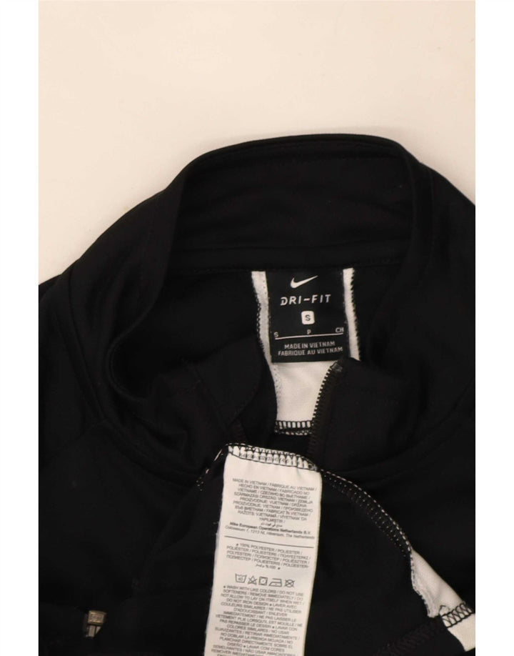 Nike Herren Dri Fit Trainingsanzug-Oberteil, Jacke, Größe S, Schwarz, Farbblock-Polyester