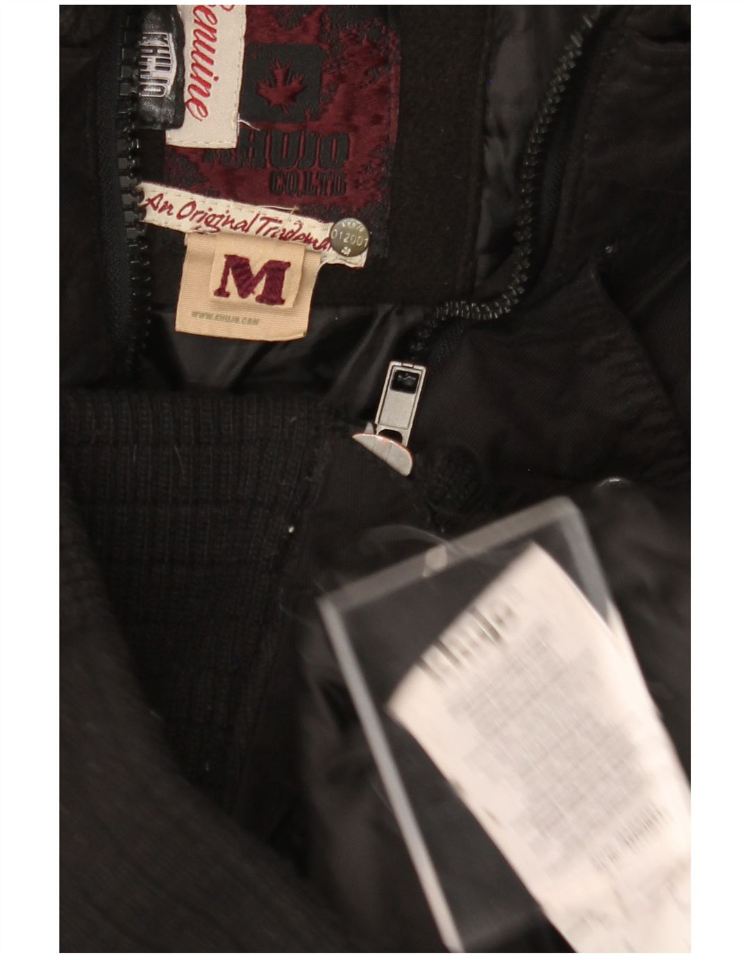 KHUJO Damen-Parkajacke mit Kapuze, UK 12, Mittelschwarz, Polyester