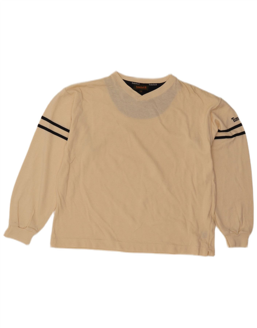 Timberland Sweatshirt-Pullover für Jungen, 13–14 Jahre, aus weißer Baumwolle