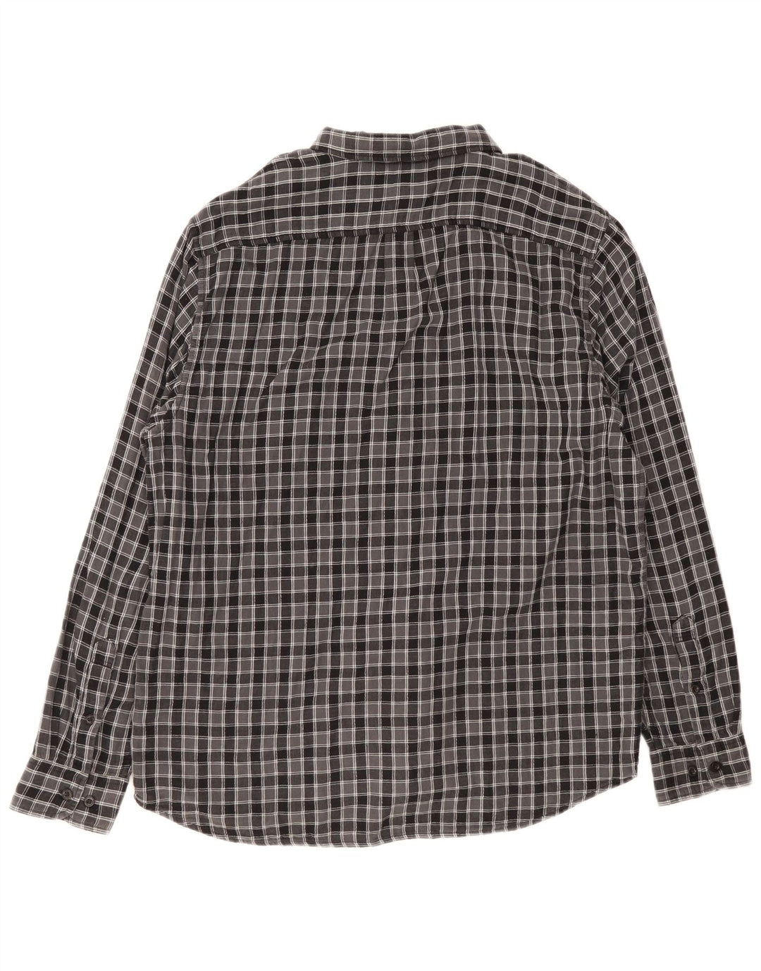 Lee Herren-Lumberjack-Flanellhemd mit normaler Passform, 2XL, grau kariert, Baumwolle