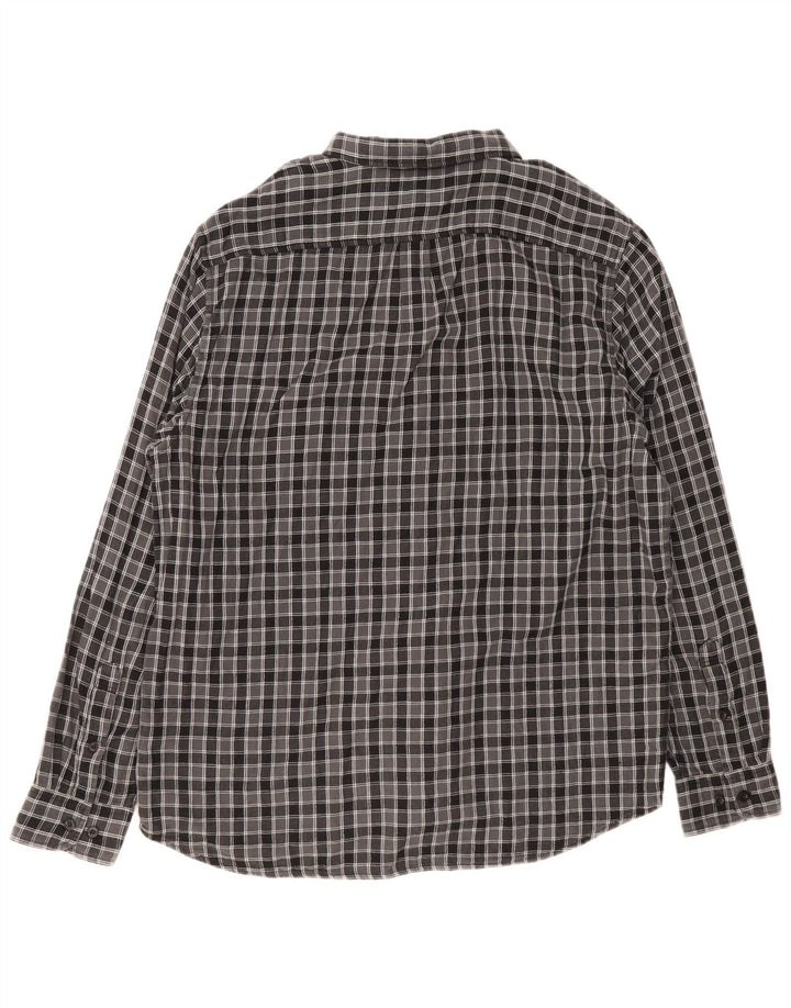 Lee Herren-Lumberjack-Flanellhemd mit normaler Passform, 2XL, grau kariert, Baumwolle